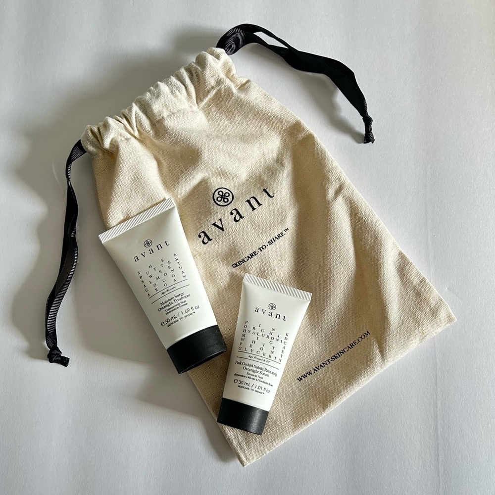 🩷BRAND NEW AVANT BUNDLE MOISTURE SURGE OVERNIGHT TREATMENT RESOTRING SERUM - Picture 8 of 9